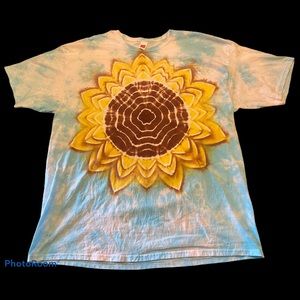 Hand tie dyed tee